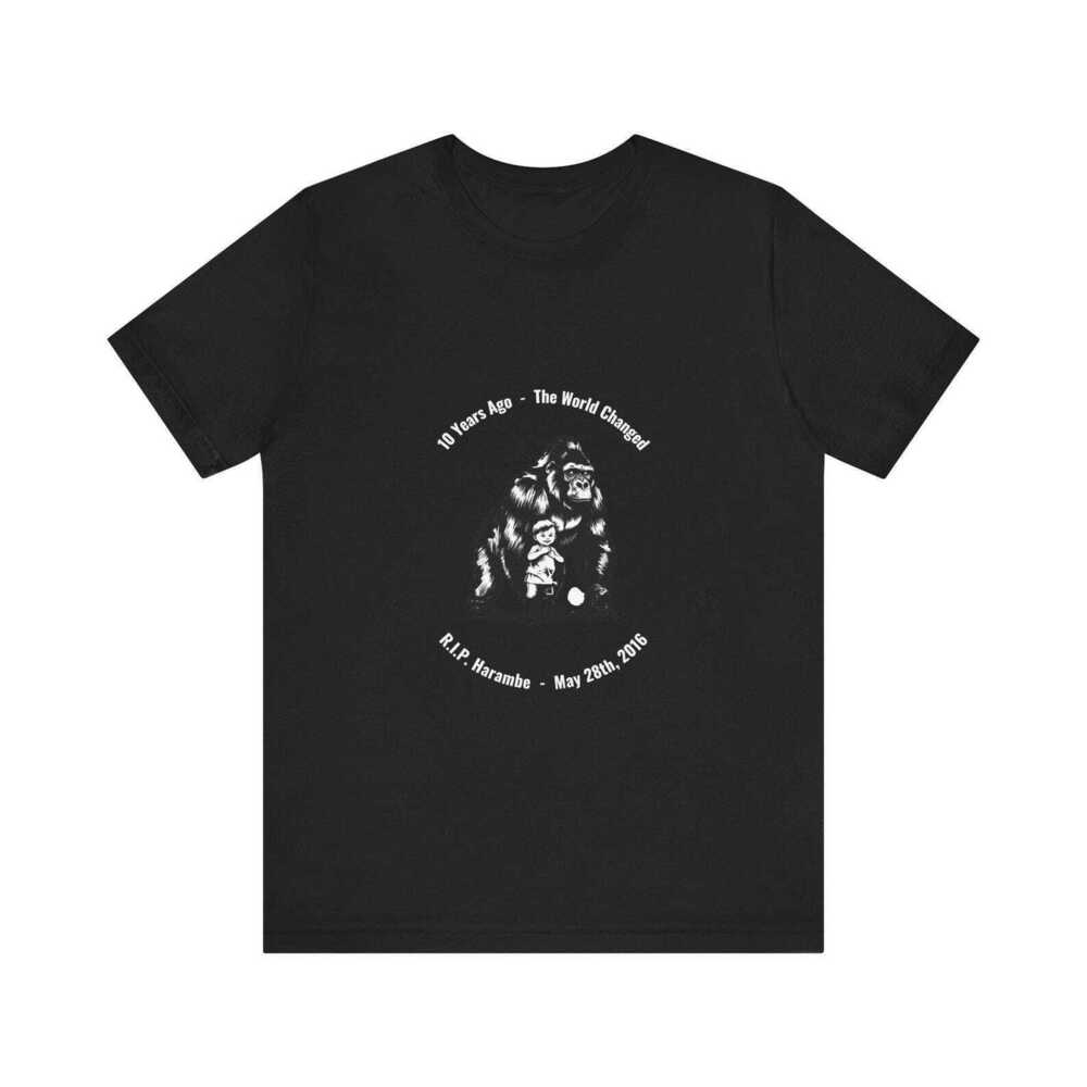 Harambe 10 Year Anniversary TShirt R.I.P.